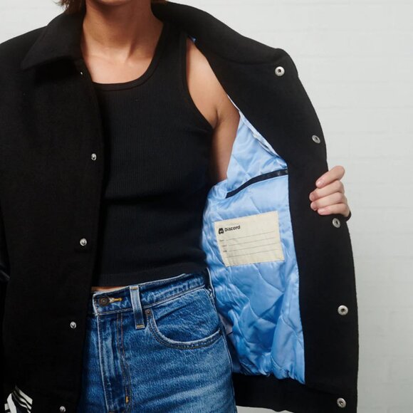 Discord High Varsity Jacket - Dark Mode - Unisex Size M - NWT- Ltd Ed Of 1000! - Picture 9 of 11